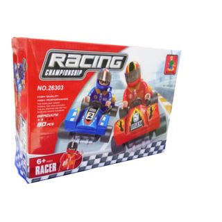 Lắp ráp Racing 80 mảnh ghép Xe đua Mã sản phẩm 26303