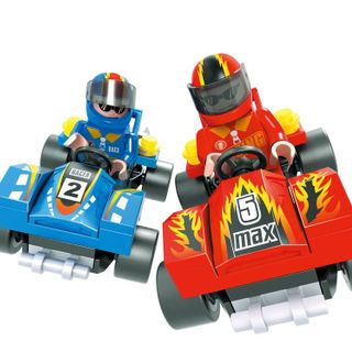 Lắp ráp Racing 80 mảnh ghép Xe đua Mã sản phẩm 26303