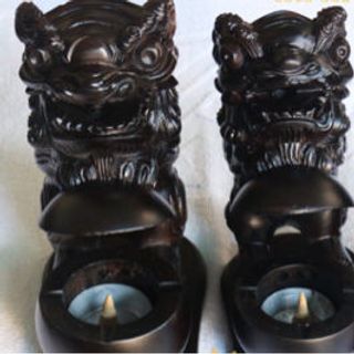 Lân xông trầm 18 cm