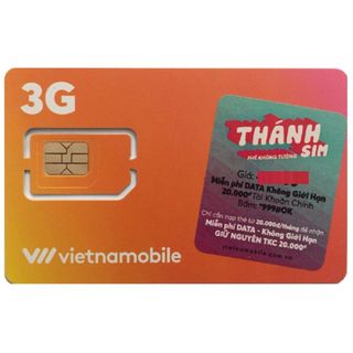 Siêu Sim 3g vnmobile có 4Gtốc độ cao/1 ngày tặng 20k trong tk chính