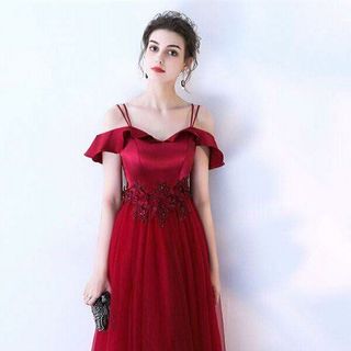 ĐẦM MAXI DẠ HỘI TRỄ VAI