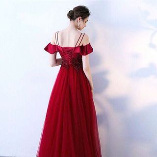ĐẦM MAXI DẠ HỘI TRỄ VAI