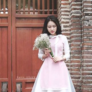 ĐẦM XÒE TẾT NƠ CỔ KÈM CHÂN VÁY