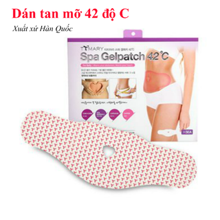 Hộp 5 miếng dán tan mỡ bụng 42 độ