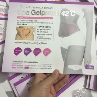 Hộp 5 miếng dán tan mỡ bụng 42 độ