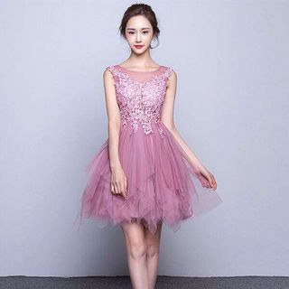 ĐẦM XÒE ĐÍNH HOA TÀ XÉO