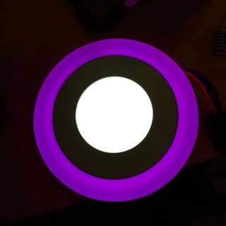 đèn led âm trần 6w 3 chế độ màu