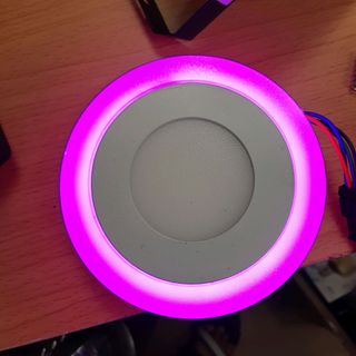 đèn led âm trần 6w 3 chế độ màu