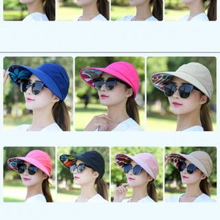 Mũ đi nắng thuê hoa thể thao du lịch phong cách Hàn Quốc