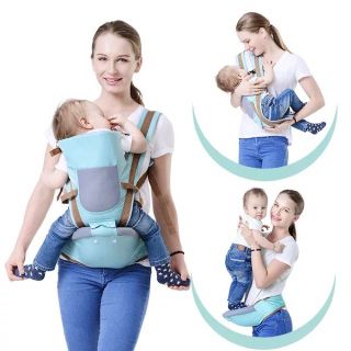 Địu ngồi nhiều tư thế kết hợp địu võng có đỡ cổ an toàn cho bé Baby Lab giá sỉ