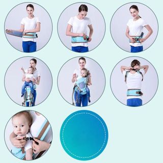 Địu ngồi nhiều tư thế kết hợp địu võng có đỡ cổ an toàn cho bé Baby Lab