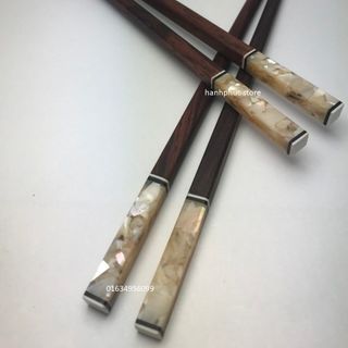 Bộ 10 bó đũa ăn gỗ Căm Lai đầu trai