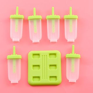 Bộ 6 khuôn làm kem loại cây dài