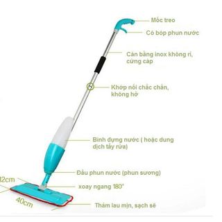 Cây lau nhà có bình xịt nước tiện dụng