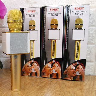 MICRO KARAOKE KÈM LOA BLUETOOTH 3 TRONG 1 SD-08