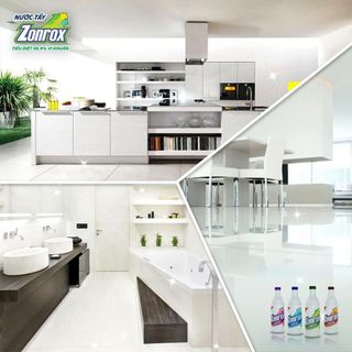 NƯỚC TẨY TRẮNG/ TẨY TOILET ZONROX HƯƠNG CHANH - can 5L