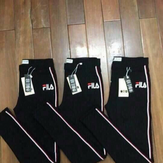QUẦN LEGGING SỌC THÊU FILA