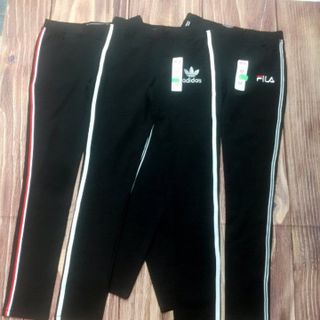 QUẦN LEGGING SỌC THÊU FILA