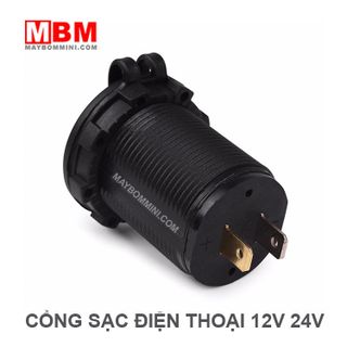 Ổ cắm sạc dùng cho ô tô xe máy 12V24V ra 5V 1A21A