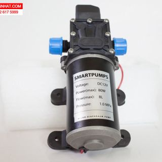 Máy bơm áp lực 12V 80W 8L