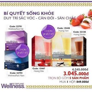 Wellness Thực phẩm chức năng bảo vệ sức khoẻ Wellness của Oriflame giá sỉ