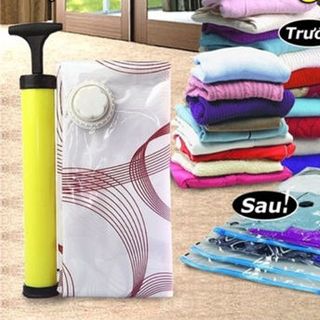 Túi hút chân không có bơm tay bộ 8 cái