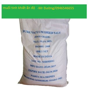 Muối tinh khiết Ấn Độ giá sỉ