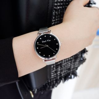 Đồng hồ nữ dây thép không gỉ thời thượng xu hướng HOT 2018