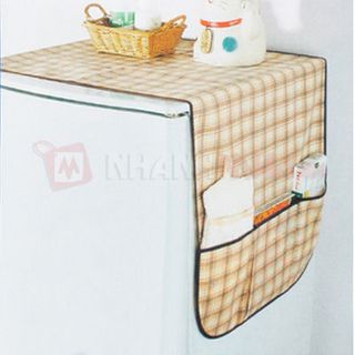 Khăn phủ tủ lạnh chống bụi bẩn có nhiều ngăn nhỏ tiện lợi