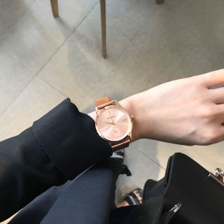 Đồng hồ nữ dây kim loại không gỉ sáng lấp lánh ánh kim - bán siêu chạy