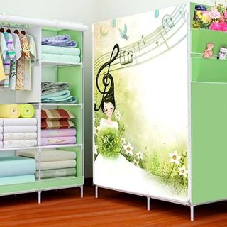 Tủ vải 2 buồng hình 3D sang trọng