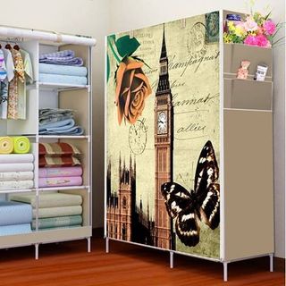 Tủ vải 2 buồng hình 3D sang trọng