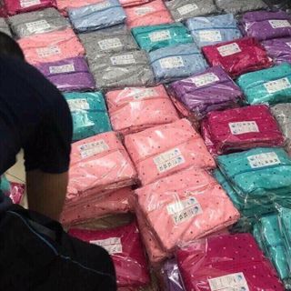 Áo nắng tixi hoa nhí 2 lớp