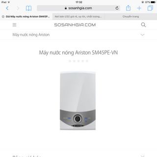 Máy nước nóng Ariston SM45PE - VN