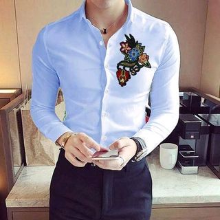 Sơ mi thêu hoa
