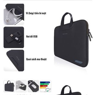 Túi đựng laptop Macbook thời trang Cartinoe Breath