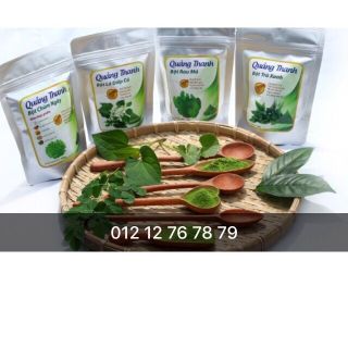 bột rau má - chùm ngây - trà xanh -rau diếp cá