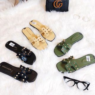 Dép H đính đinh Size 35 36 37 38 39