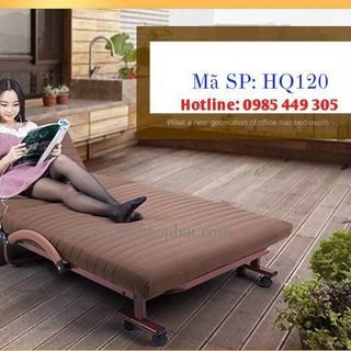 Giường gấp Hàn Quốc có bánh xe di chuyển rộng 12m