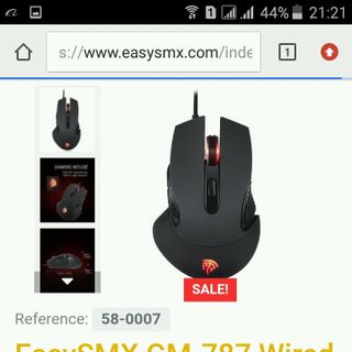 chuột chơi game easysmx gm787 gaming mouse