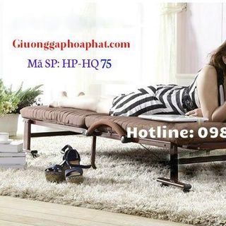 Giường gấp Hàn Quốc rộng 75cm có bánh xe di chuyển HQ75