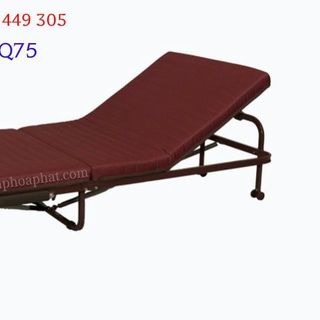 Giường gấp Hàn Quốc rộng 75cm có bánh xe di chuyển HQ75