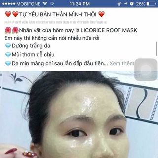 MẶT NẠ DƯỠNG TRẮNG DA ORGANIC HỮU CƠ