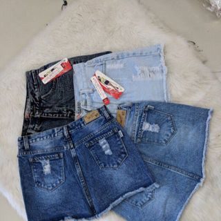 Short Giả Váy Cotton Không Giản