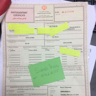 SaffronIRAN Nhuỵ Hoa Nghệ Tây Iran