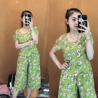 bộ mặc nhà ống rộng