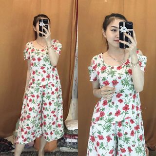 bộ mặc nhà ống rộng