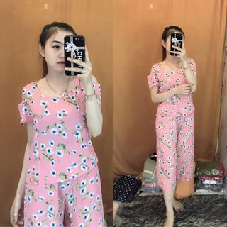 bộ mặc nhà ống rộng