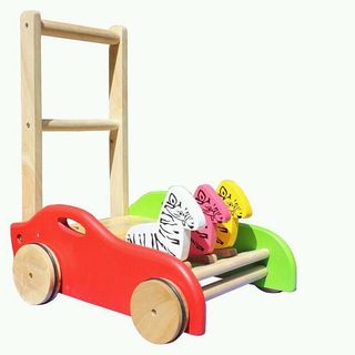 Xe tập đi cọc cọc ngựa gỗ IQ Toys