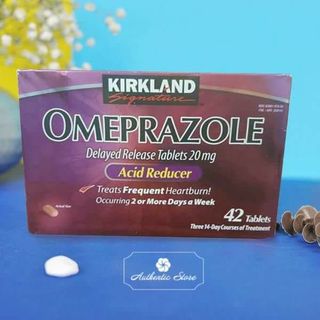 Thuốc viêm loét dạ dày hành tá tKirkland SignatureOmeprazole 20 mg